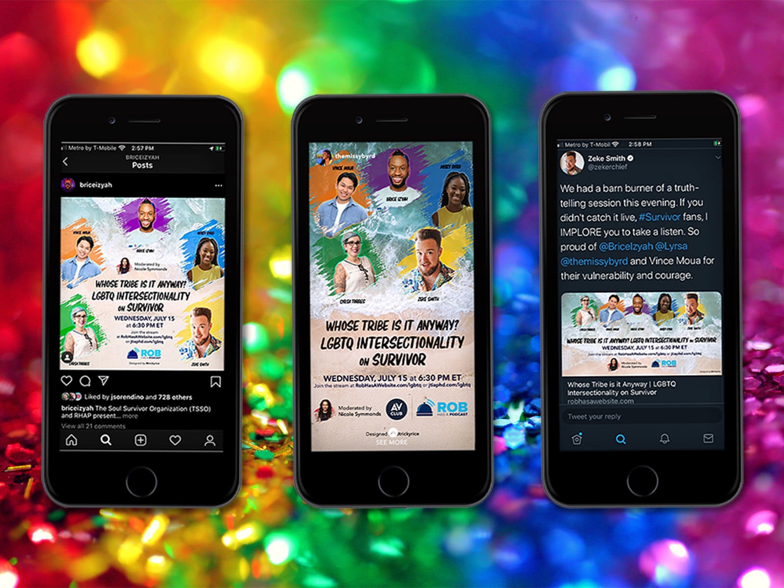 A.V. Club LGBTQ Podcast Panel Social Media