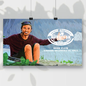 Adam Klein | Survivor Winners at War Poster