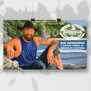 Ben Driebergen | Survivor Winners at War Poster