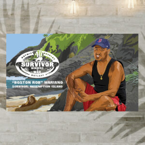"Boston Rob" Mariano | Survivor Winners at War Canvas