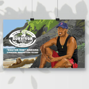 "Boston Rob" Mariano | Survivor Winners at War Poster