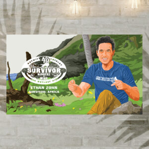 Ethan Zohn | Survivor Winners at War Canvas