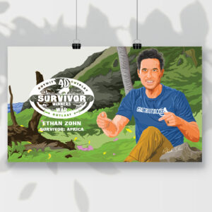 Ethan Zohn | Survivor Winners at War Poster