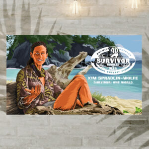 Kim Spradlin-Wolfe | Survivor Winners at War Canvas
