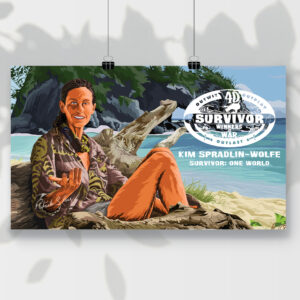 Kim Spradlin-Wolfe | Survivor Winners at War Poster