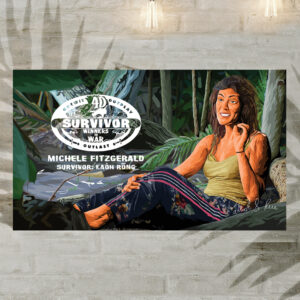 Michele Fitzgerald | Survivor Winners at War Canvas