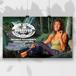 Michele Fitzgerald | Survivor Winners at War Poster