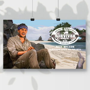 Nick Wilson | Survivor Winners at War Poster