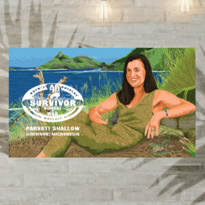 Parvati Shallow | Survivor Winners at War Canvas