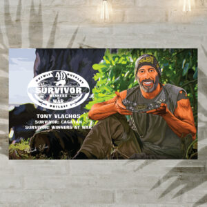 Tony Vlachos | Survivor Winners at War Canvas