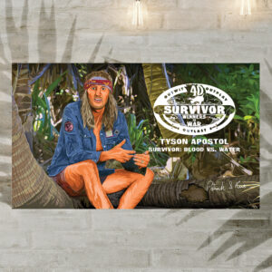 Tyson Apostol | Survivor Winners at War Canvas