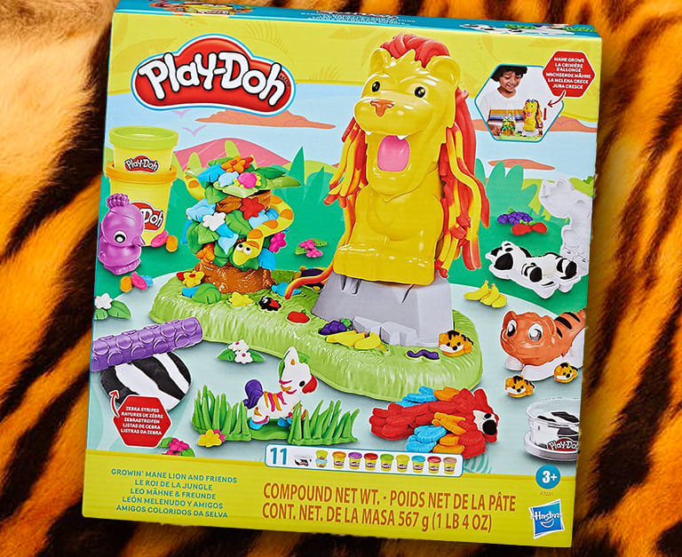 Play-Doh Growin’ Mane Lion and Friends